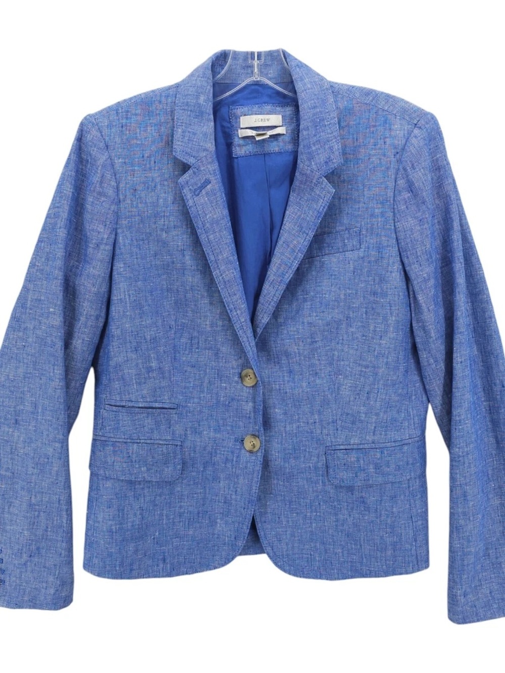 J. Crew Womens Schoolboy 100% Linen Two-Button Blazer